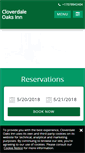 Mobile Screenshot of cloverdaleinn.com